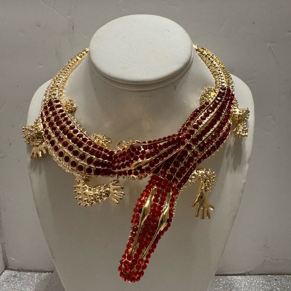 DENKAYS BLACK CHUNKY NECKLACE - Picture 2 of 5